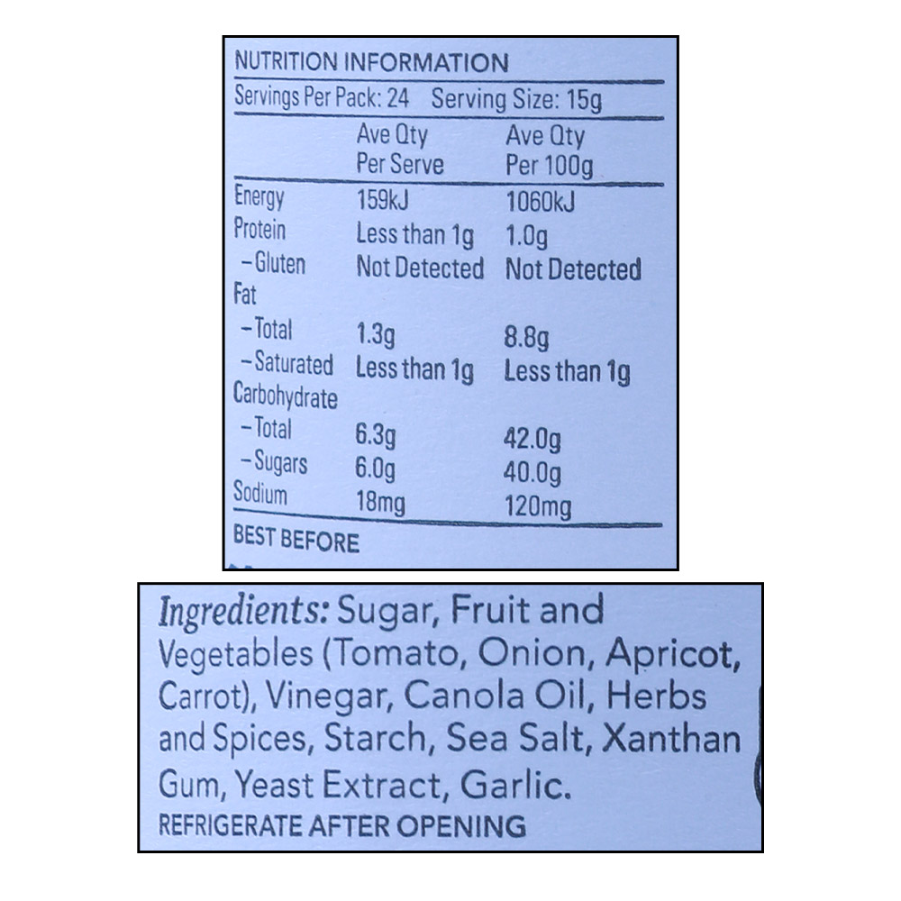 Beerenberg Taka Tala Sauce & Marinade 300ml right side image