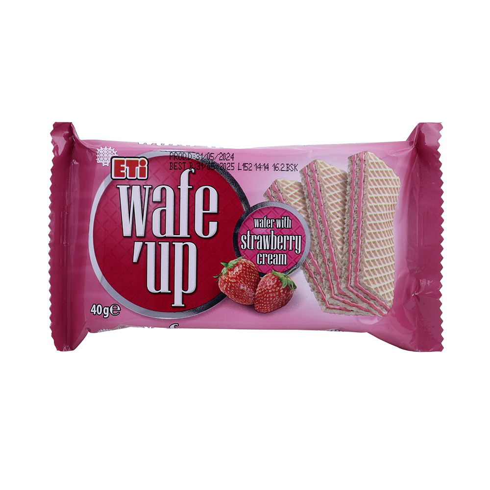 Eti Wafeup Strawberry Cream Wafers 40g