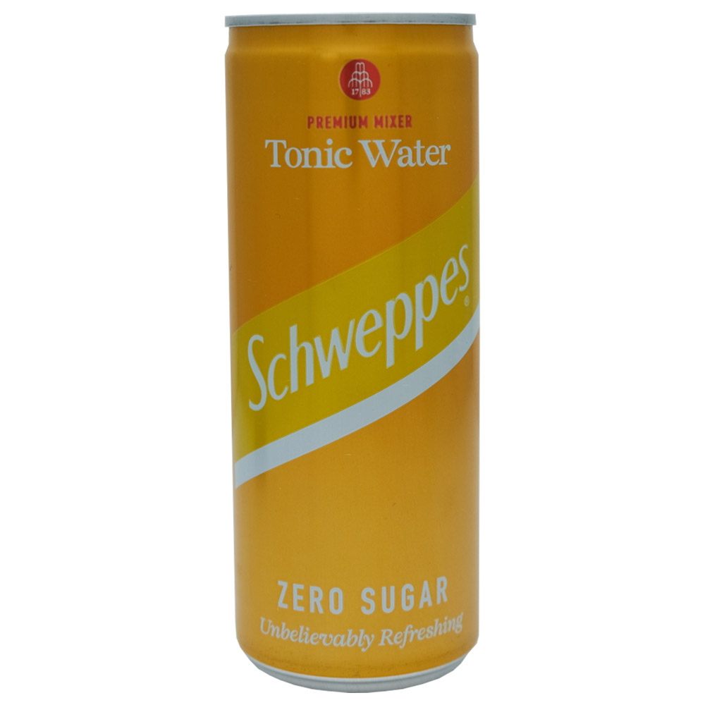 Alosraonline | Schweppes Zero Sugar Tonic Water 250ml