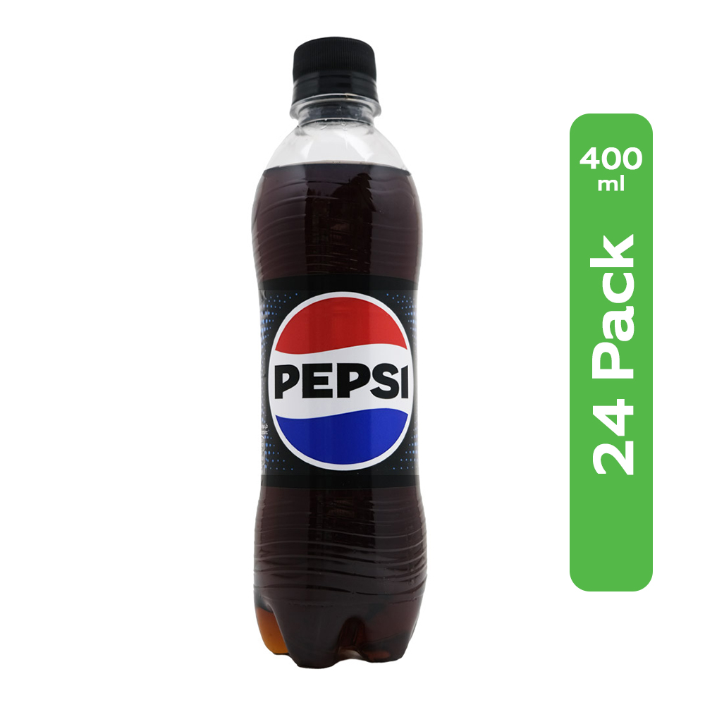 Pepsi Zero Sugar Drink Bottle 24x400ml