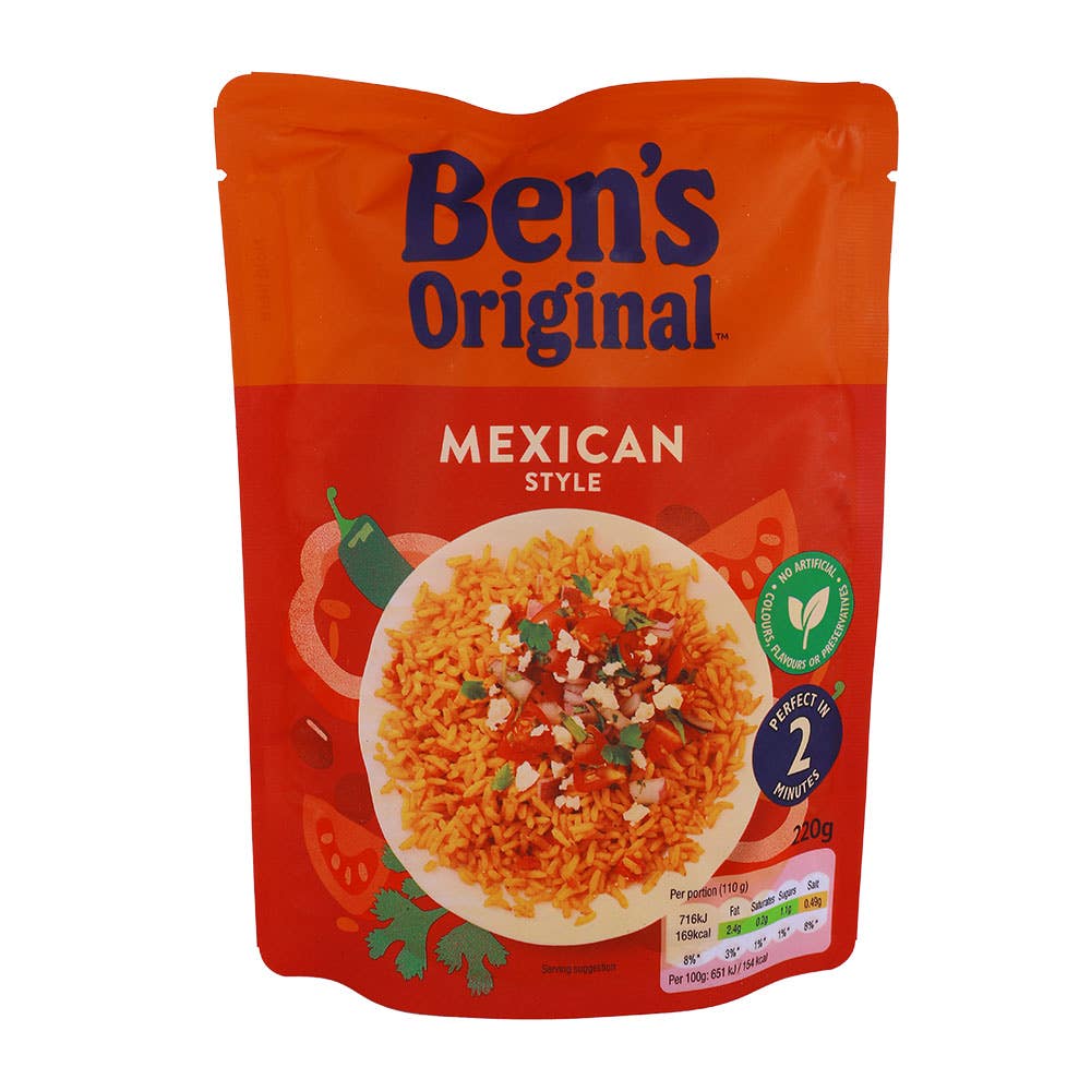 Alosraonline | Ben's Original Mexican Style Microwave Rice 220g