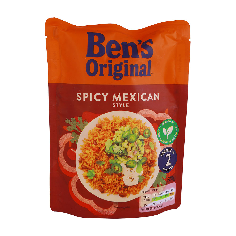 Ben's Original Spicy Mexican Style Microwave Rice 220g
