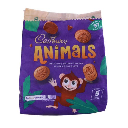 Cadbury Mini Animals Chocolate Biscuits 99.5g 