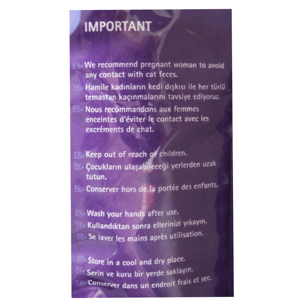 City Cat Clumping Lavender Scent 10L back image