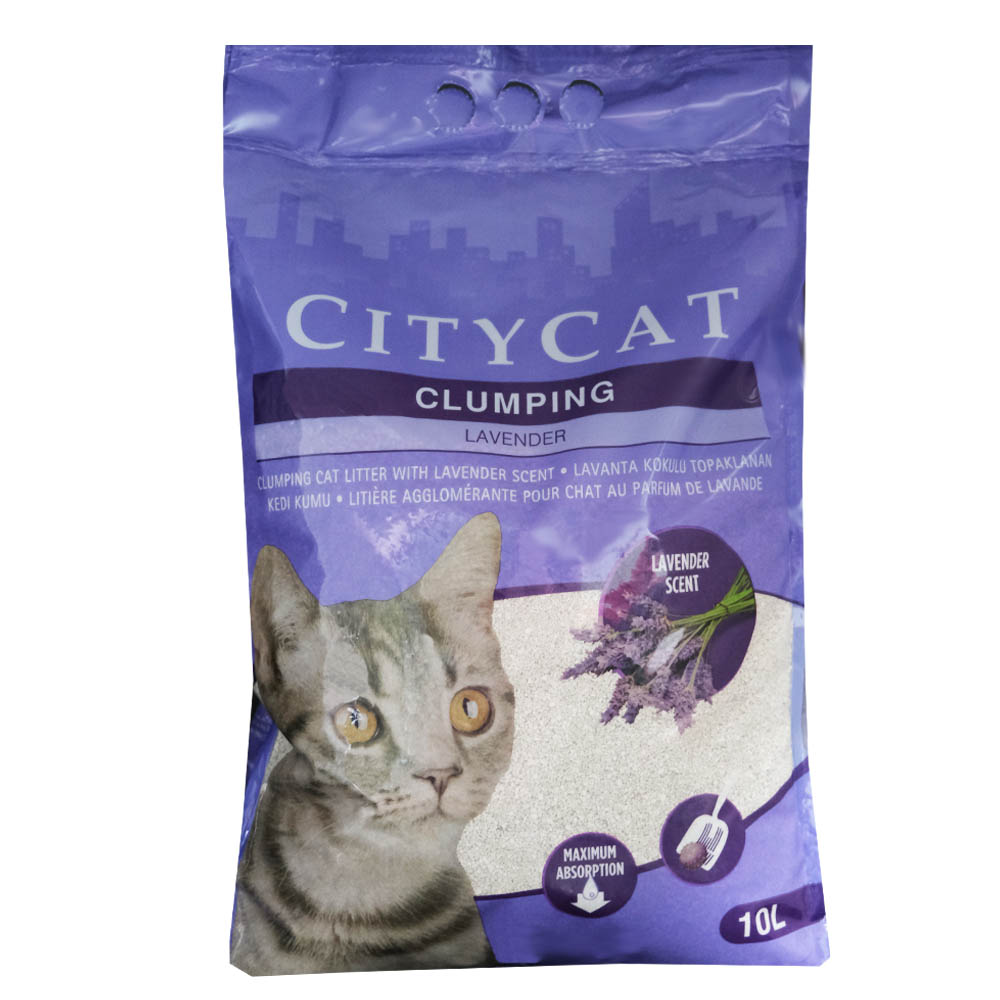 City Cat Clumping Lavender Scent 10L