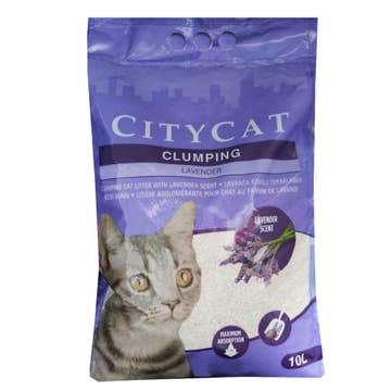 City Cat Clumping Lavender Scent 10L 