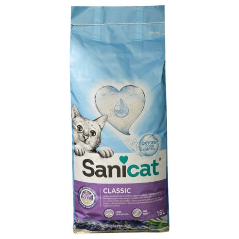 Sanicat Classic Lavender Cat Litter 16L 
