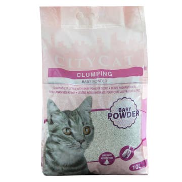 Sanicat City Cat Baby Powder 10L 
