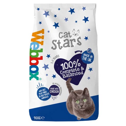 Webbox Cat Stars Cat Food 900g 