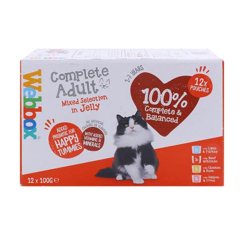 Webbox Adult Multi Jelly Select 12x100g 