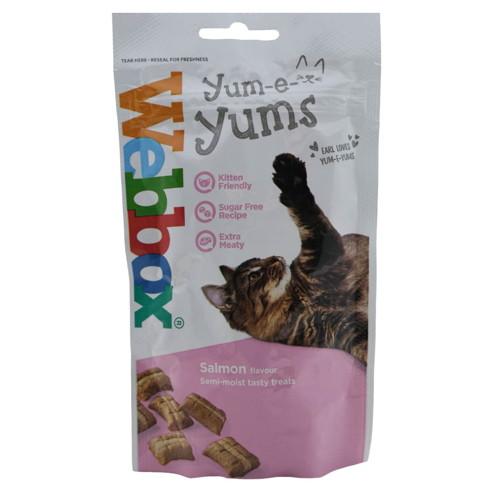 Webbox Yum-e-Yums Salmon Cat Treat 40g