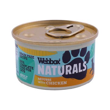 Webbox Naturals Mousse With Chicken Cat Food 85g