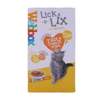 Webbox Lick-E-Lix With Yoghurt Chicken Cat Food 75g