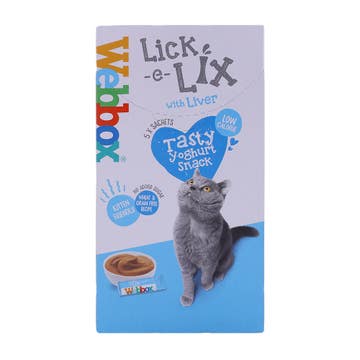 Webbox Lick-E-Lix Cream Liver Cat Food 75g