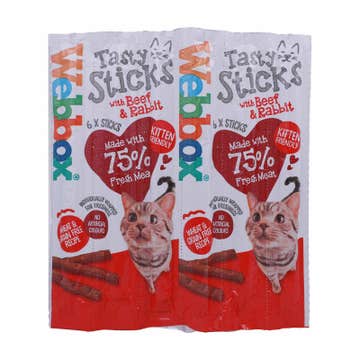 Webbox Tasty Sticks Beef & Rabbit Cat Sticks 30g 