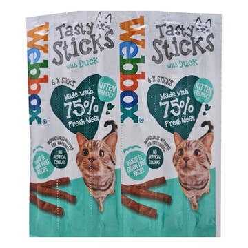 Webbox Tasty Sticks Duck Cat Sticks 30g 