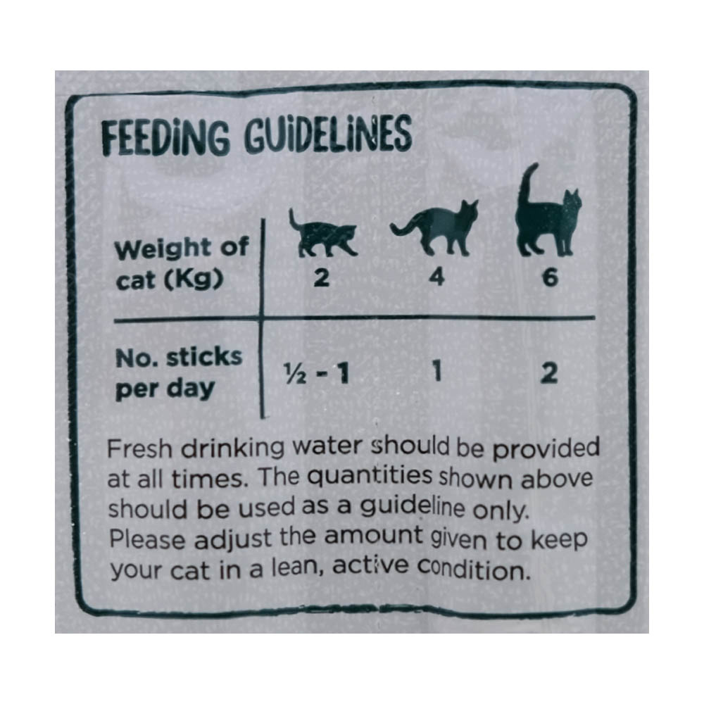 Webbox Tasty Sticks Duck Cat Sticks 30g right side image