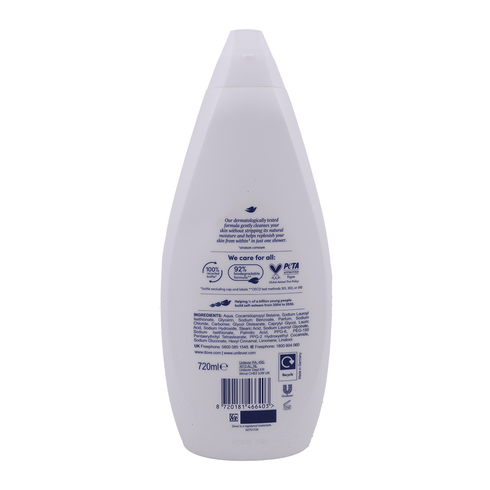 Dove Hydrate Body Wash 720ml back image