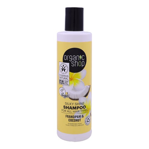 Organic Shop Frangipani & Coconut Silky Shine Shampoo 280ml 