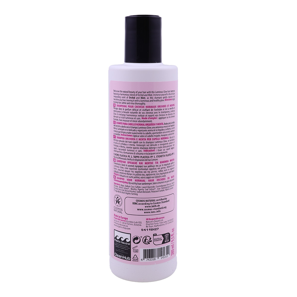 Organic Shop Luminous Glow Orchid & Mint Shampoo 280ml 