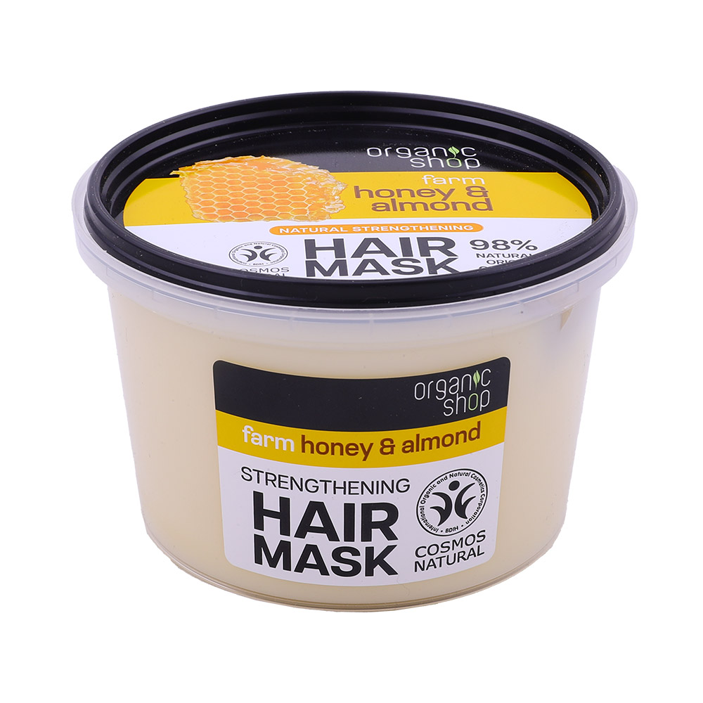 Organic Shop Honey & Almond Strengthening Hair Mask 250ml