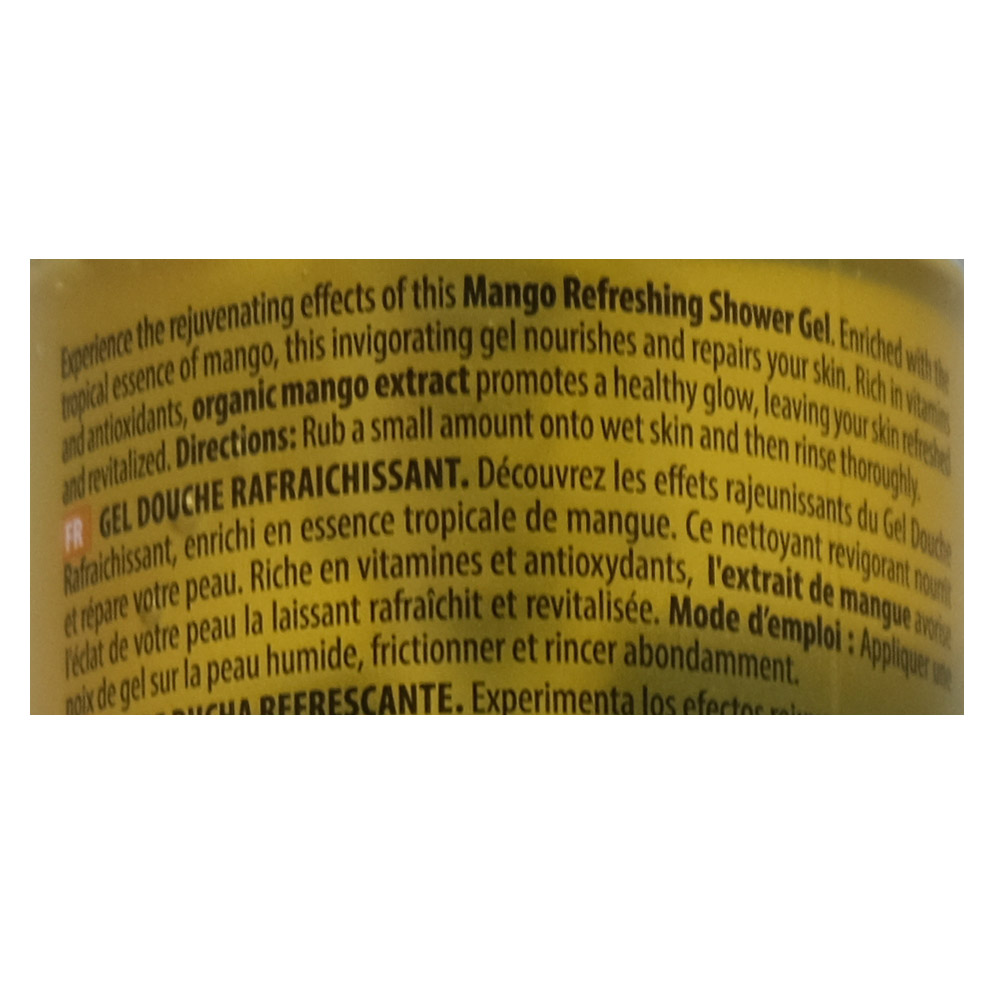 Organic Shop Refreshing Juicy Mango Shower Gel 280ml right side image