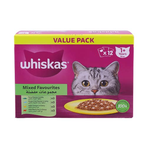Whiskas Mixed Favourites Cat Food 80g 
