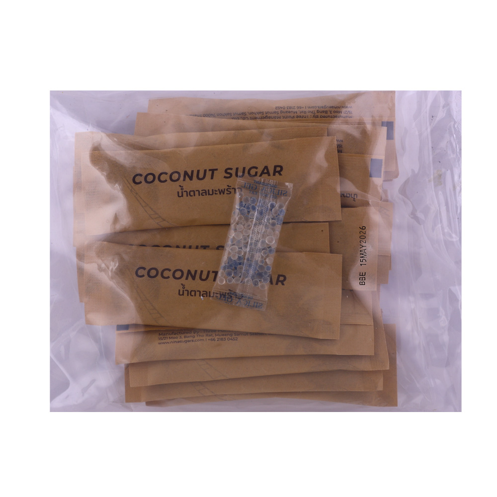 Sugar Boy Organic Coconut Sugar Sachets 24x6g back image