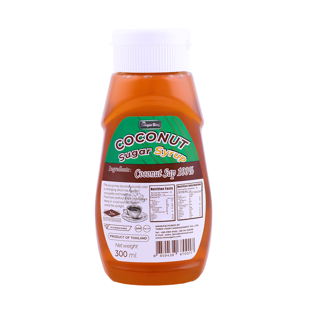 Sugar Boy Coconut Sugar Syrup 300ml back image