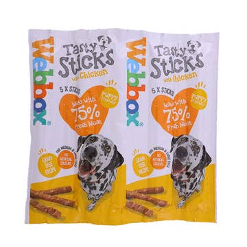 Webbox Chicken Sticks Delight Dog Treats 55g 