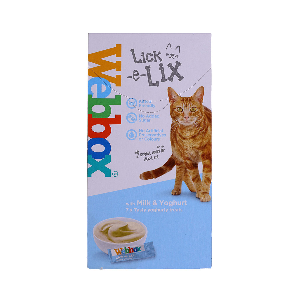 Webbox Lick-E-Lix Cream With Milk & Yoghurt Cat Treat 70g