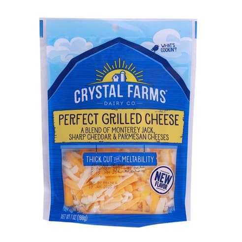 Crystal Farms Shredded Perfect Grilled Cheese 198g 