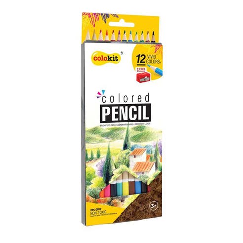 Flexoffice Colokit Colored Pencils 12's With Sharpener 