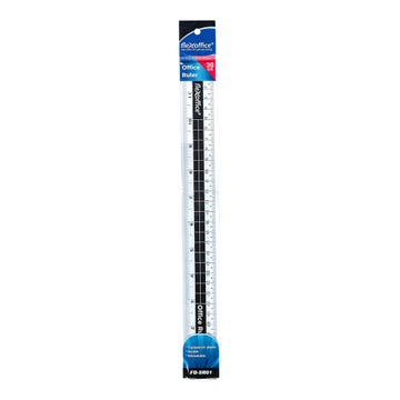 Flexoffice Plastic Ruler 30cm FO-SR01 