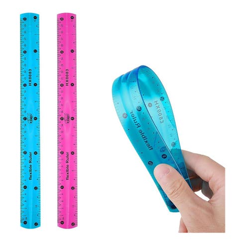 Flexoffice Flexible Plastic Ruler 30cm C-SR05 – Available at Alosra Online Supermarket