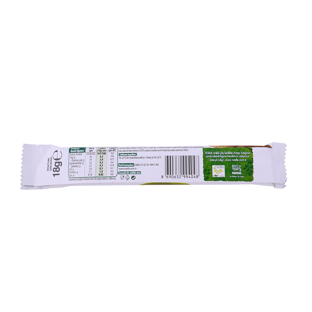 Nestle Damak Stick Milk Chocolate 18g back image