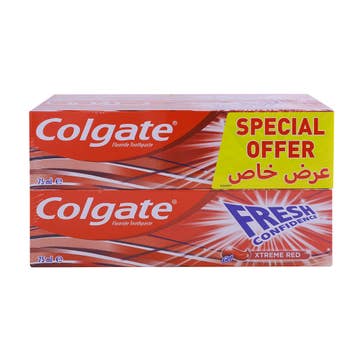 Colgate Fresh Xtreme Red Toothpaste 4x75ml [Special Offer] 