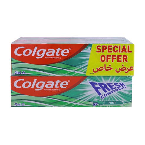 Colgate Fresh Mint Toothpaste 4x75ml [Special Offer] 