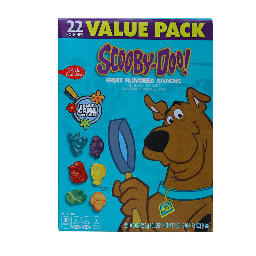 Betty Crocker Fruit Snacks Scooby-Doo Pack 498g