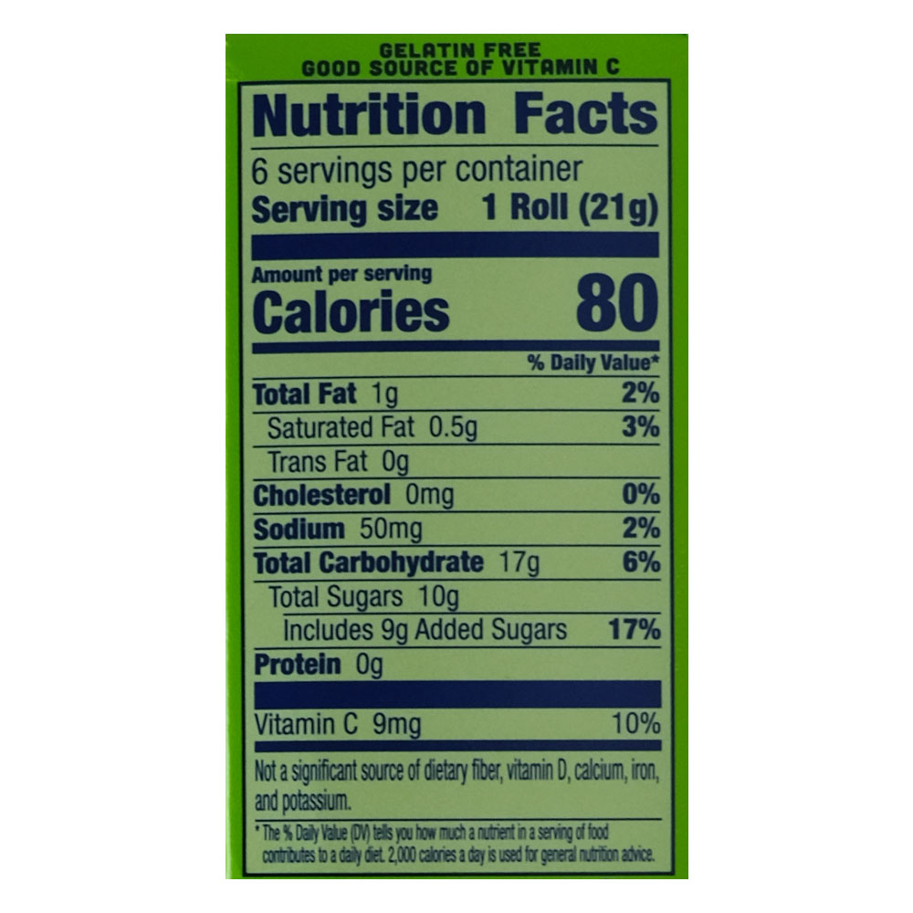 Betty Crocker Fruit By The Foot Starburst 128g back image