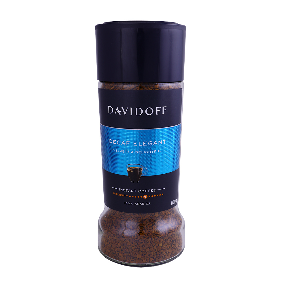 Davidoff Decaf Elegant Instant Coffee Jar 100g 