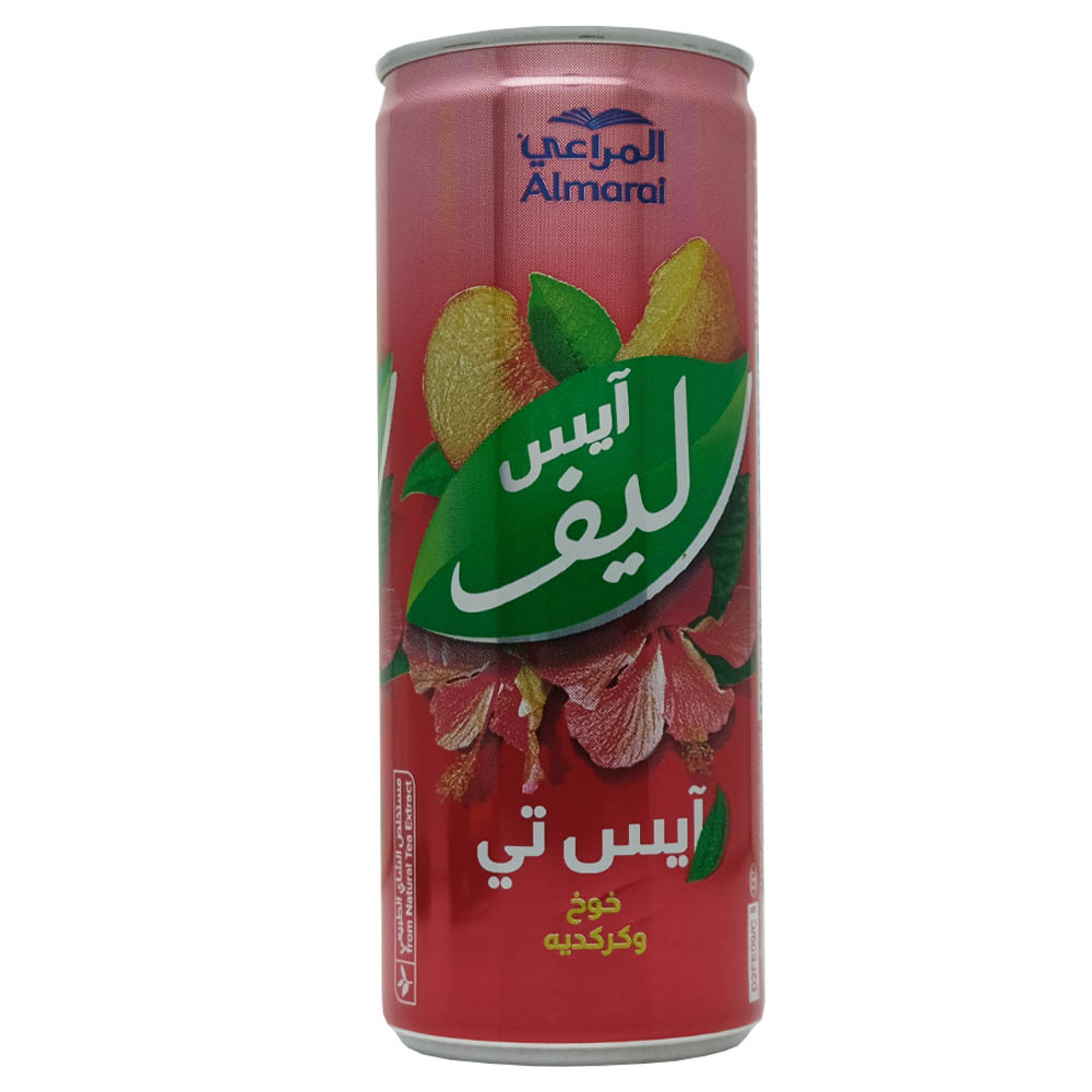 Almarai Peach & Hibiscus Ice Leaf Tea 240ml back image