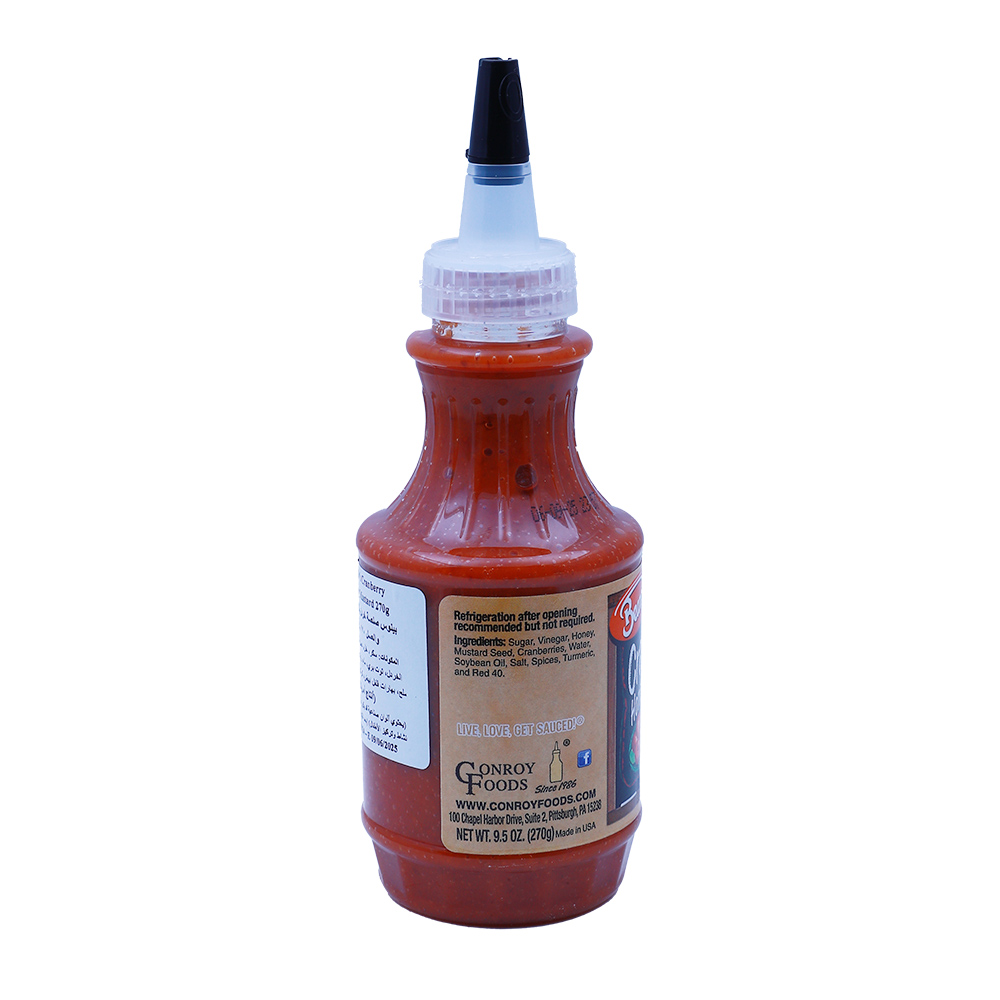Beano's Cranberry Honey Mustard 270g back image