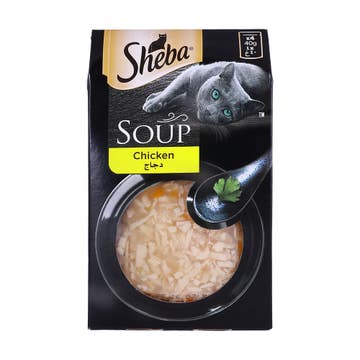 Sheba Chicken Soup Wet Cat Food 160g 
