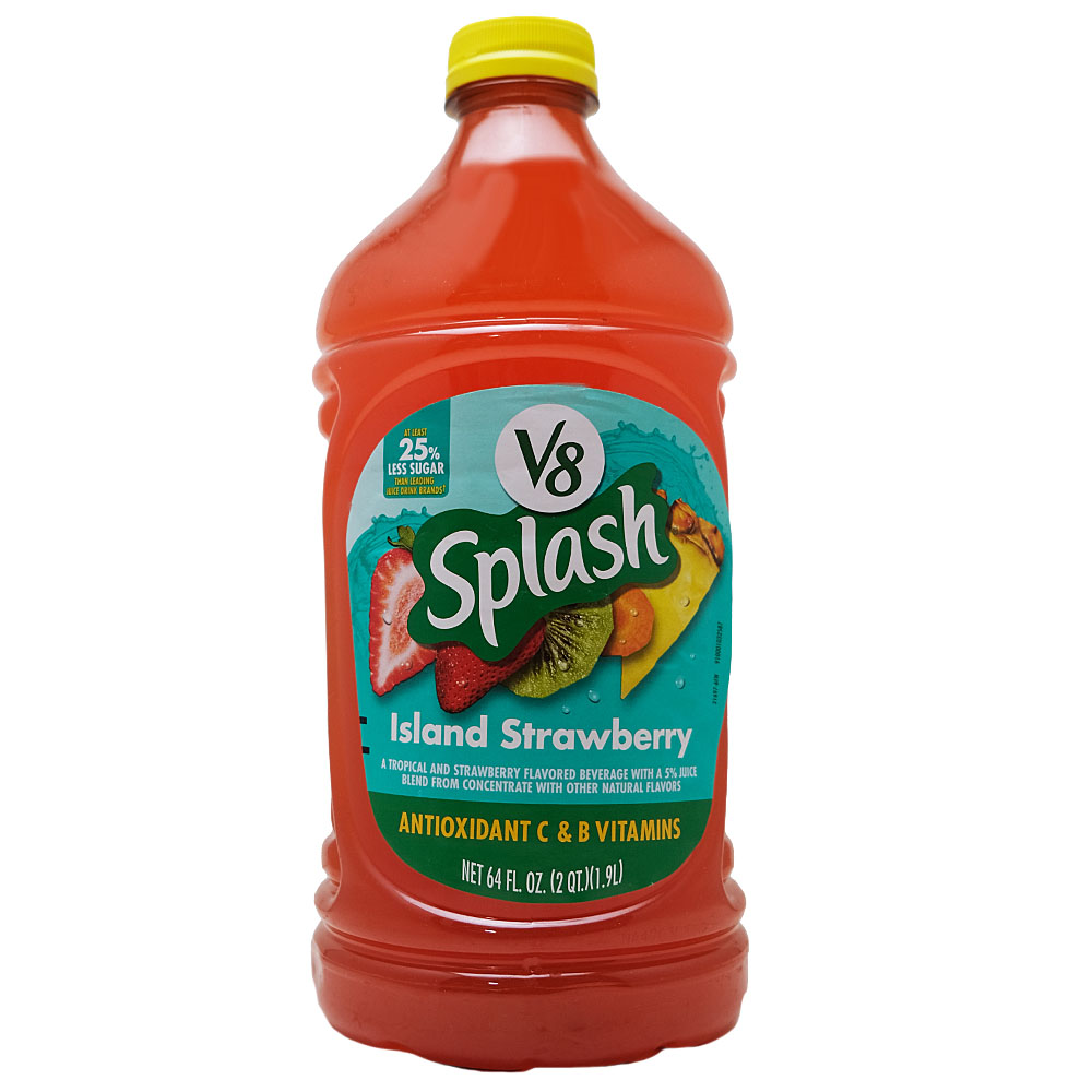 V8 Splash Island Strawberry 1.9L