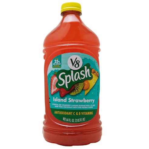 V8 Splash Island Strawberry 1.9L 