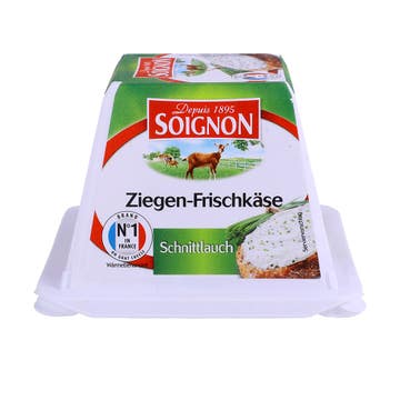 Soignon Chive Spreadable Goat Cheese Pyramid 150g 