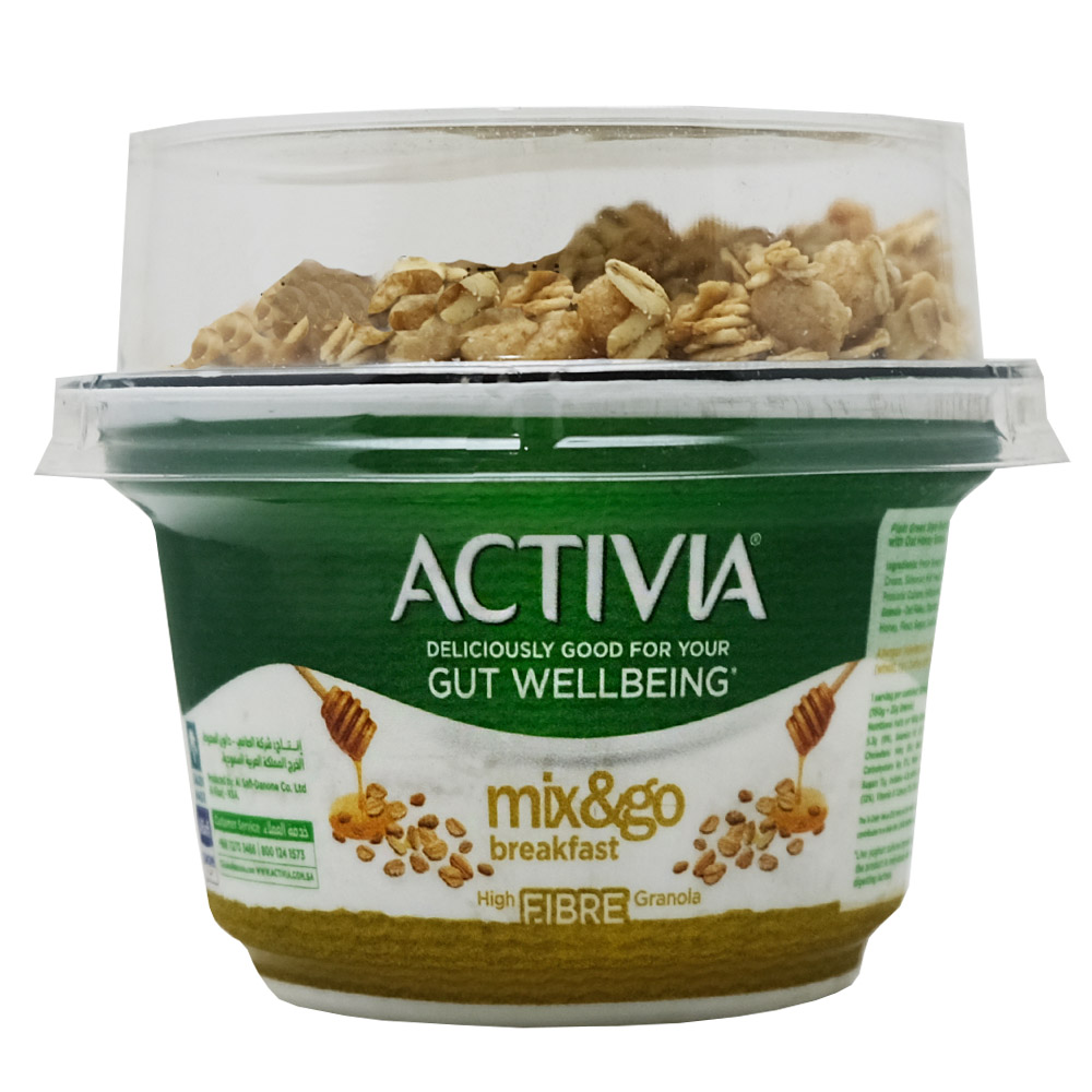 Activia Mix & Go Breakfast Oat Honey Granola 150g