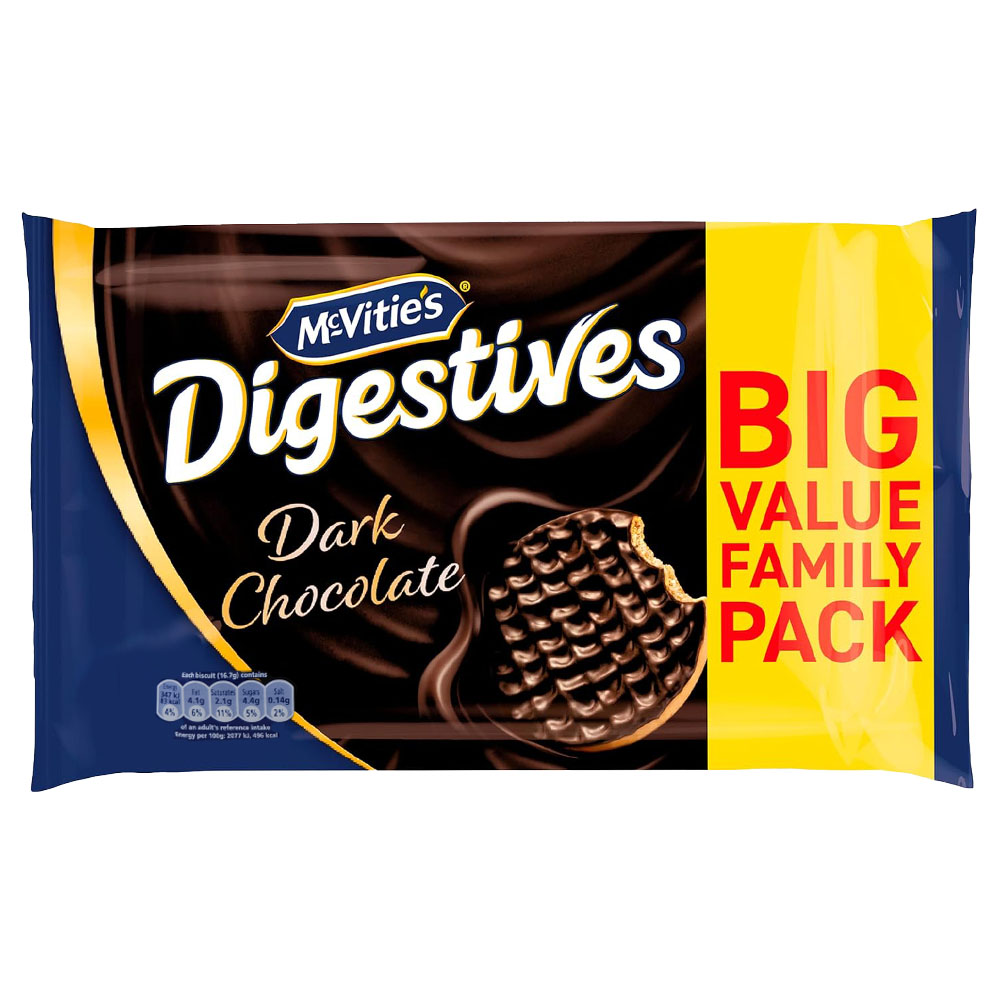 McVitieÂ’s Digestives Dark Chocolate Biscuits Twin Pack 632g – Available at Alosra Online Supermarket