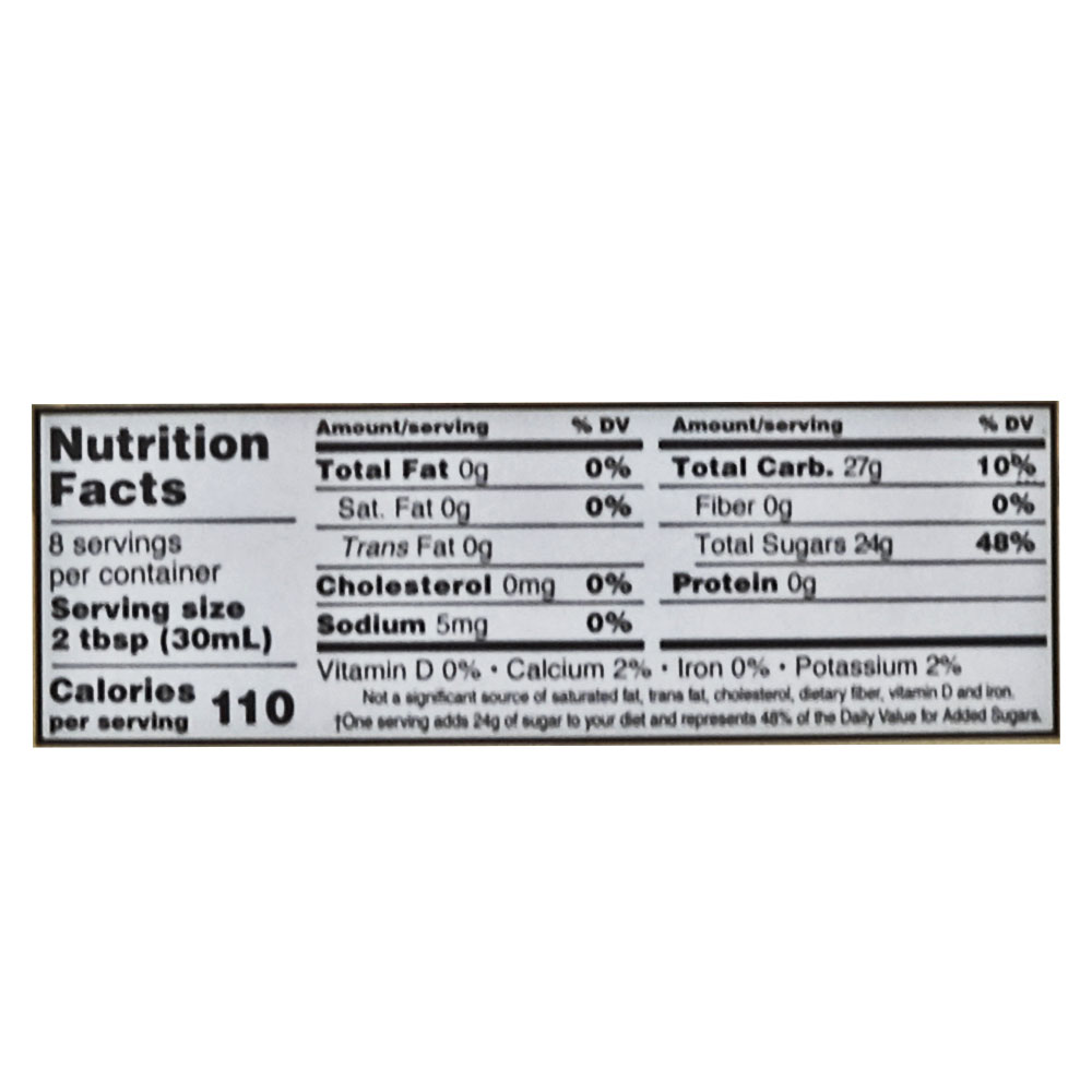 Coombs Organic Amber Maple Syrup 236ml right side image